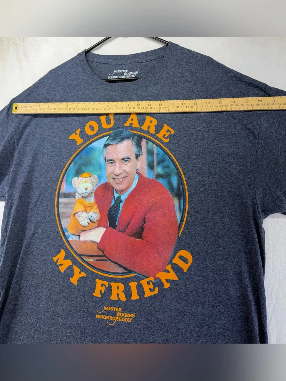 Mister Rogers Neighborhood You Are My Friend Graphic Tee - Blue